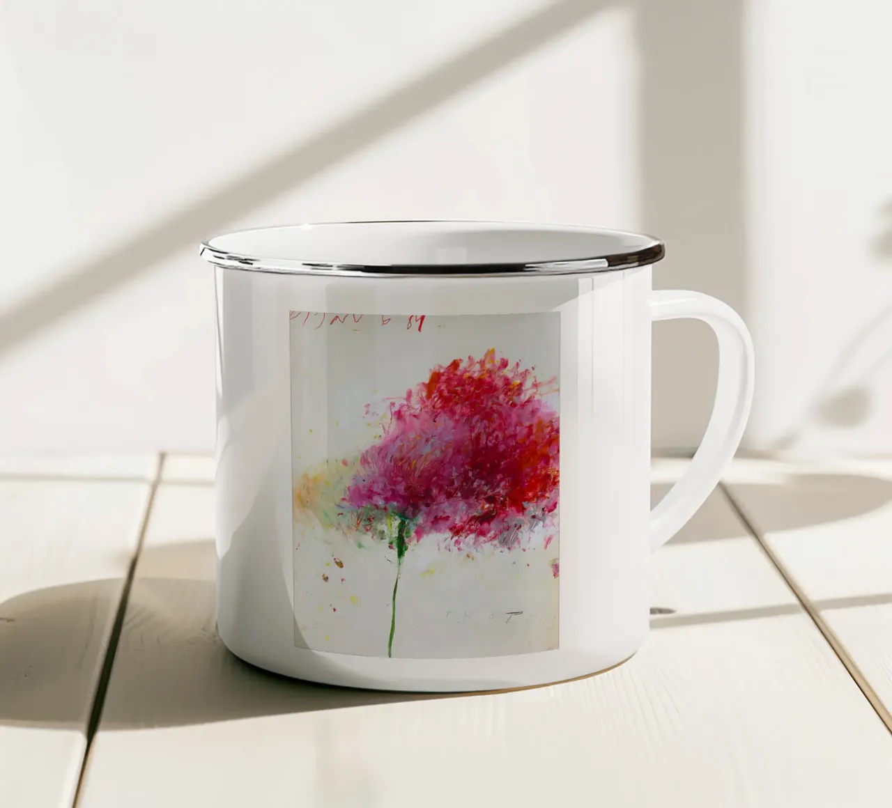 Fiore Cy Twombly tazza in smalto da coley