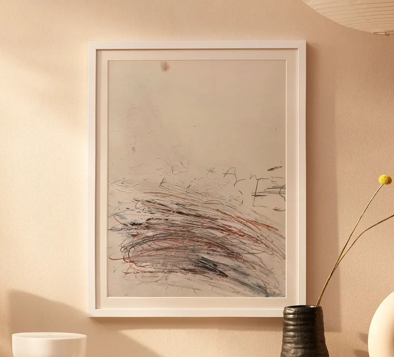 Ramses Cy Twombly poster con telaio in alluminio da coley