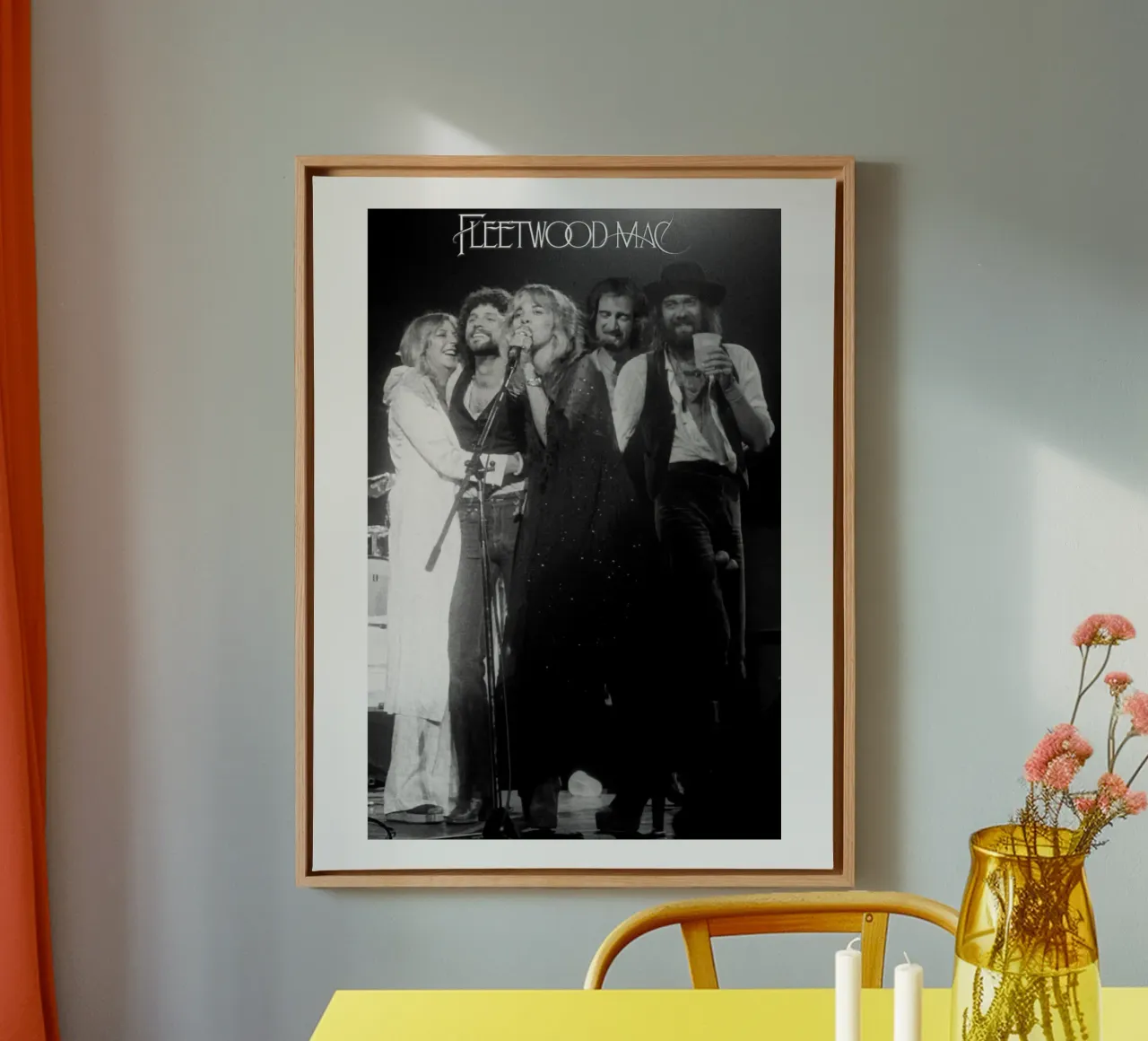 Concerto dal vivo Leggende Fleetwood Mac tela con Cornice a cassetta da mbapesartur