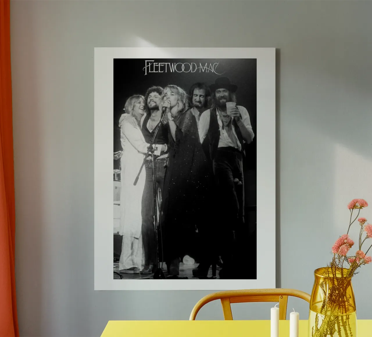 Concerto dal vivo Leggende Fleetwood Mac tela con Cornice a cassetta da mbapesartur