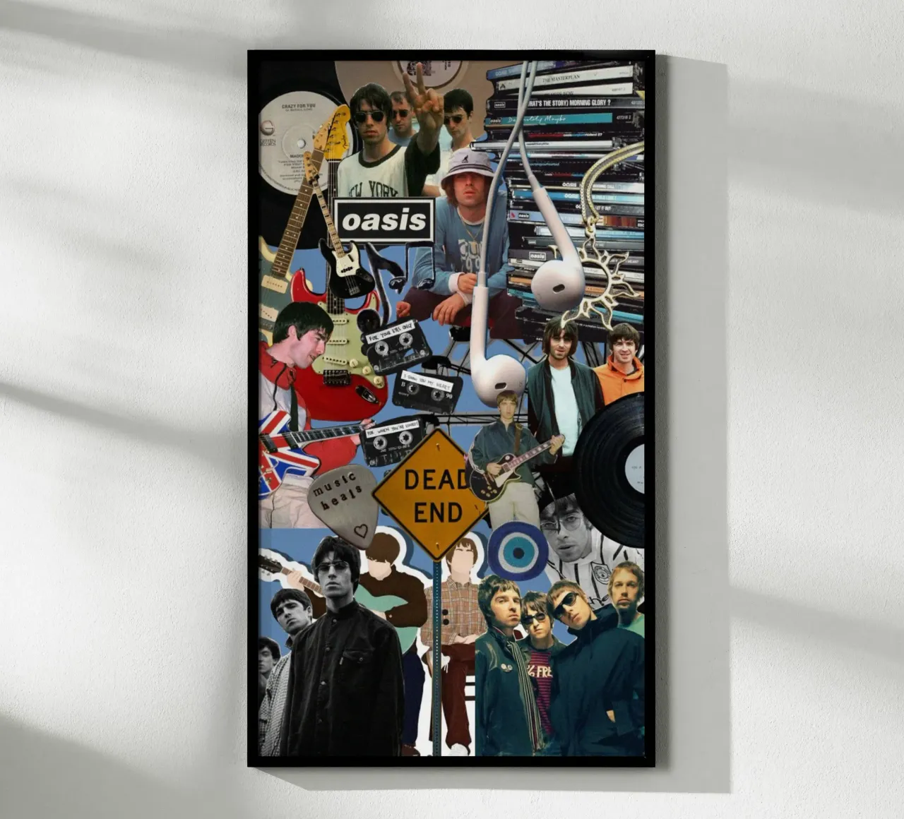 I sogni fioriscono sulla sabbia poster con telaio in plastica da rendikeep
