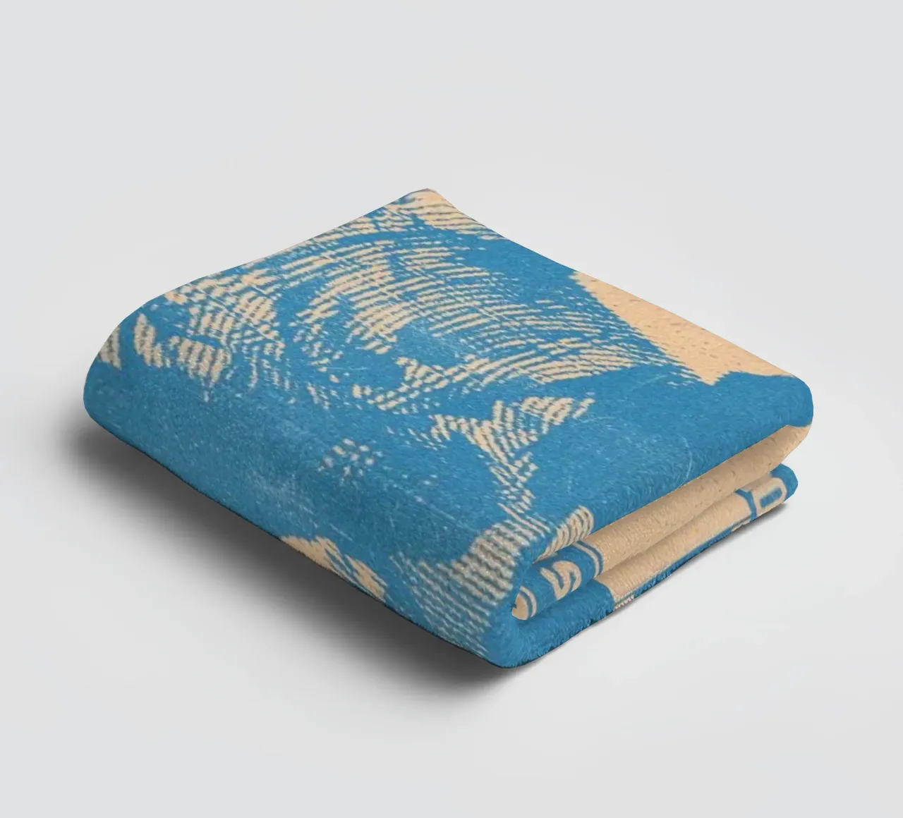 Journey Through Whispering Dunes towel by rendikeep