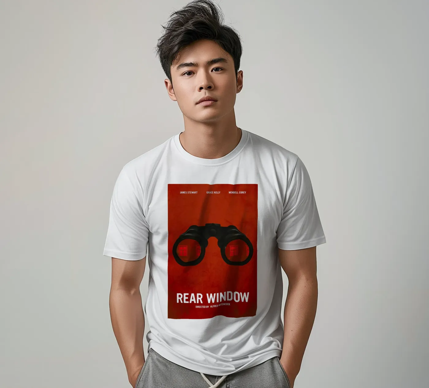Rear Window t-shirt da Calm The Ham