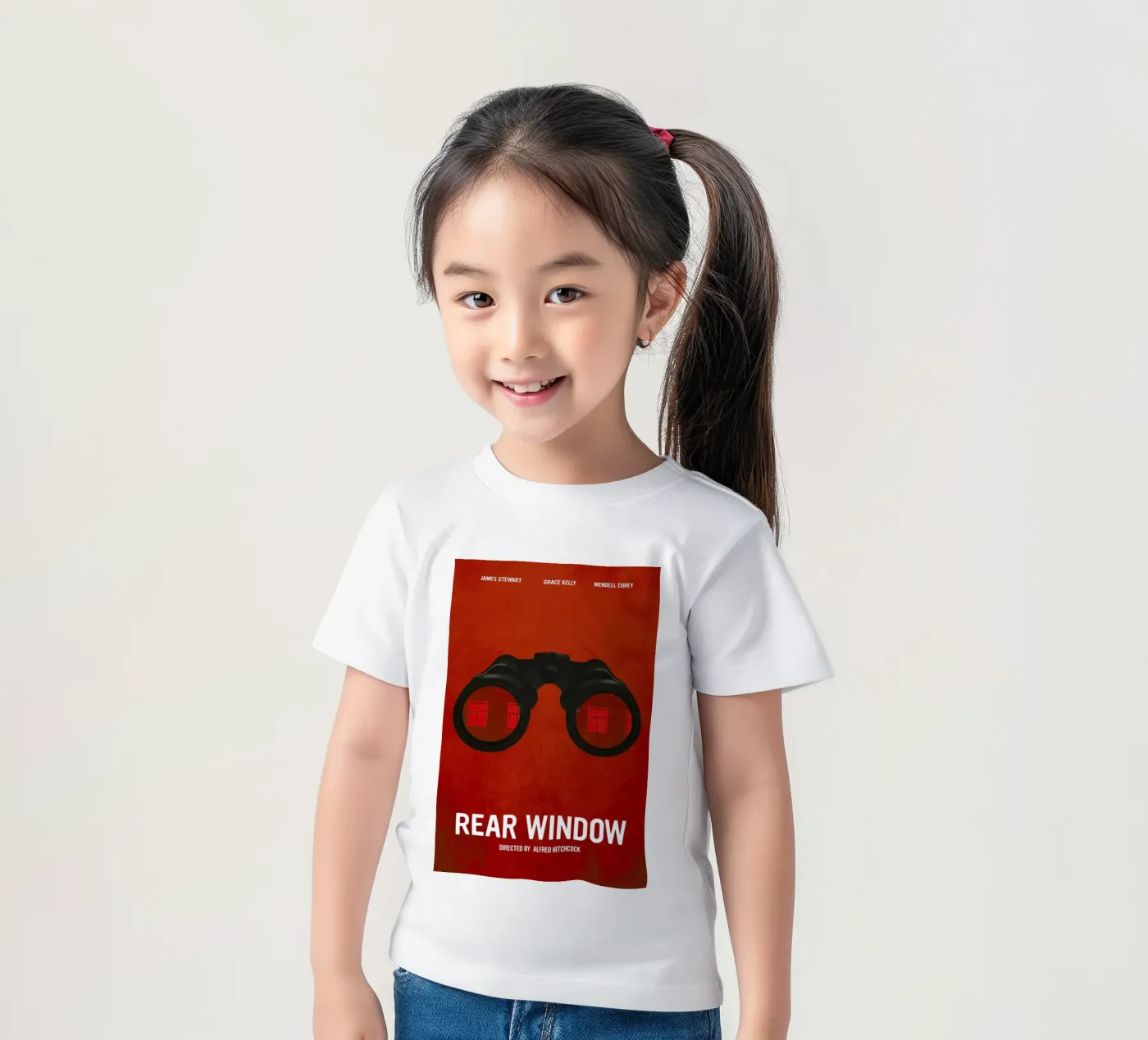 Rear Window kinder t-shirt van Calm The Ham