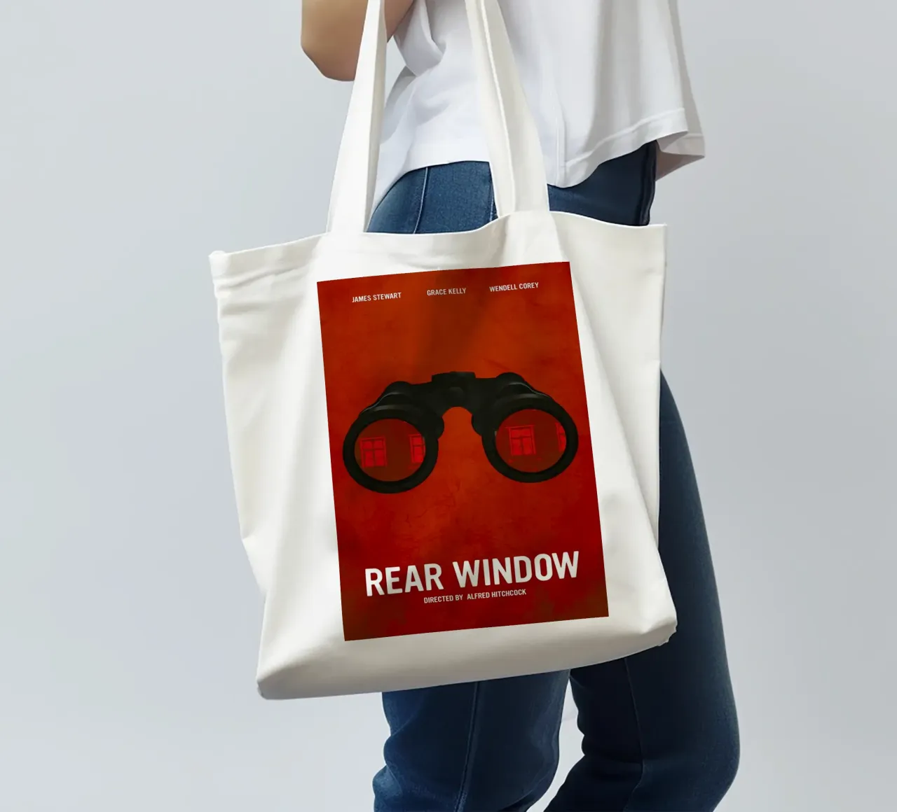 Rear Window borsa in juta da Calm The Ham