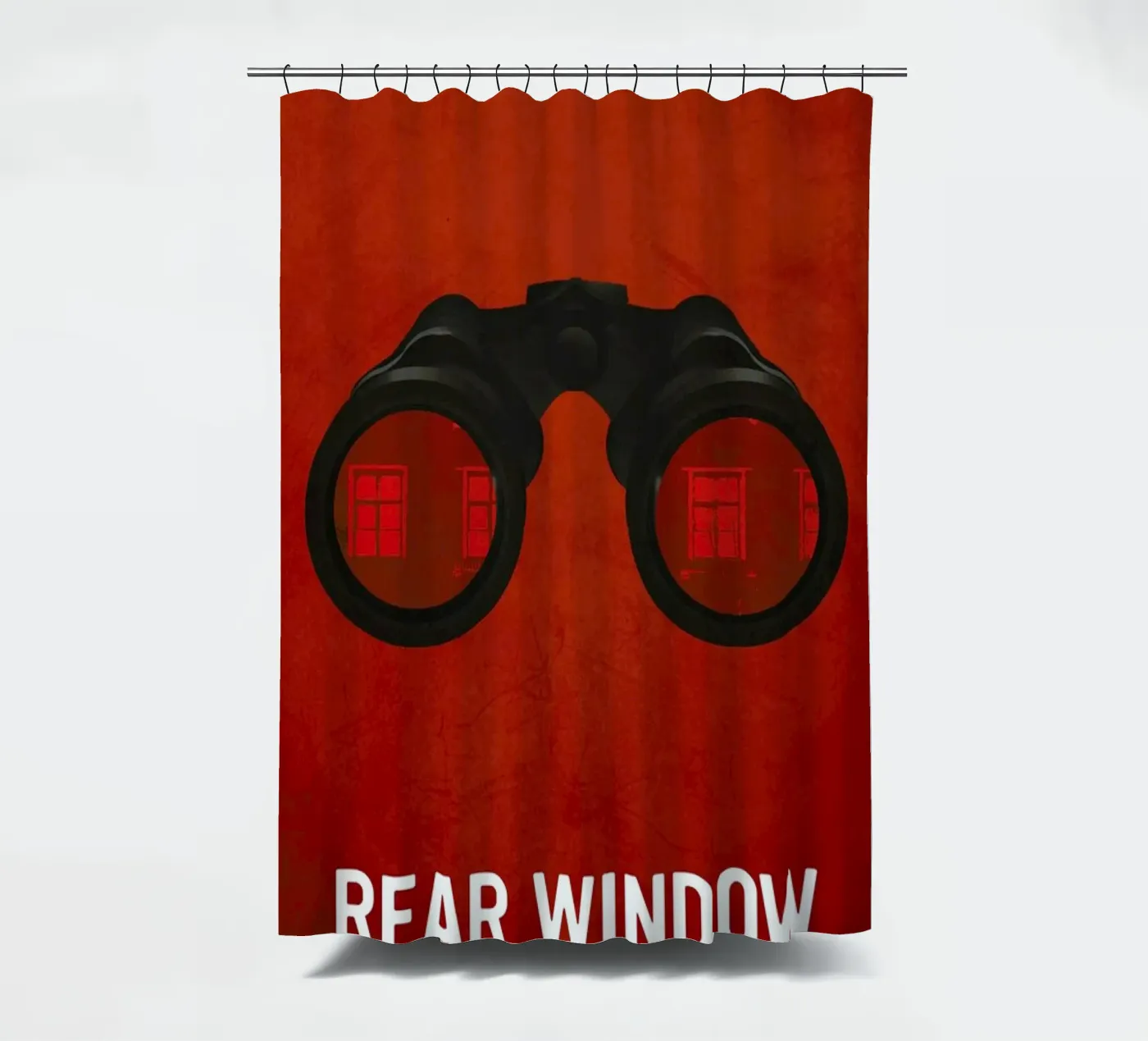 Rear Window Duschvorhang von Calm The Ham