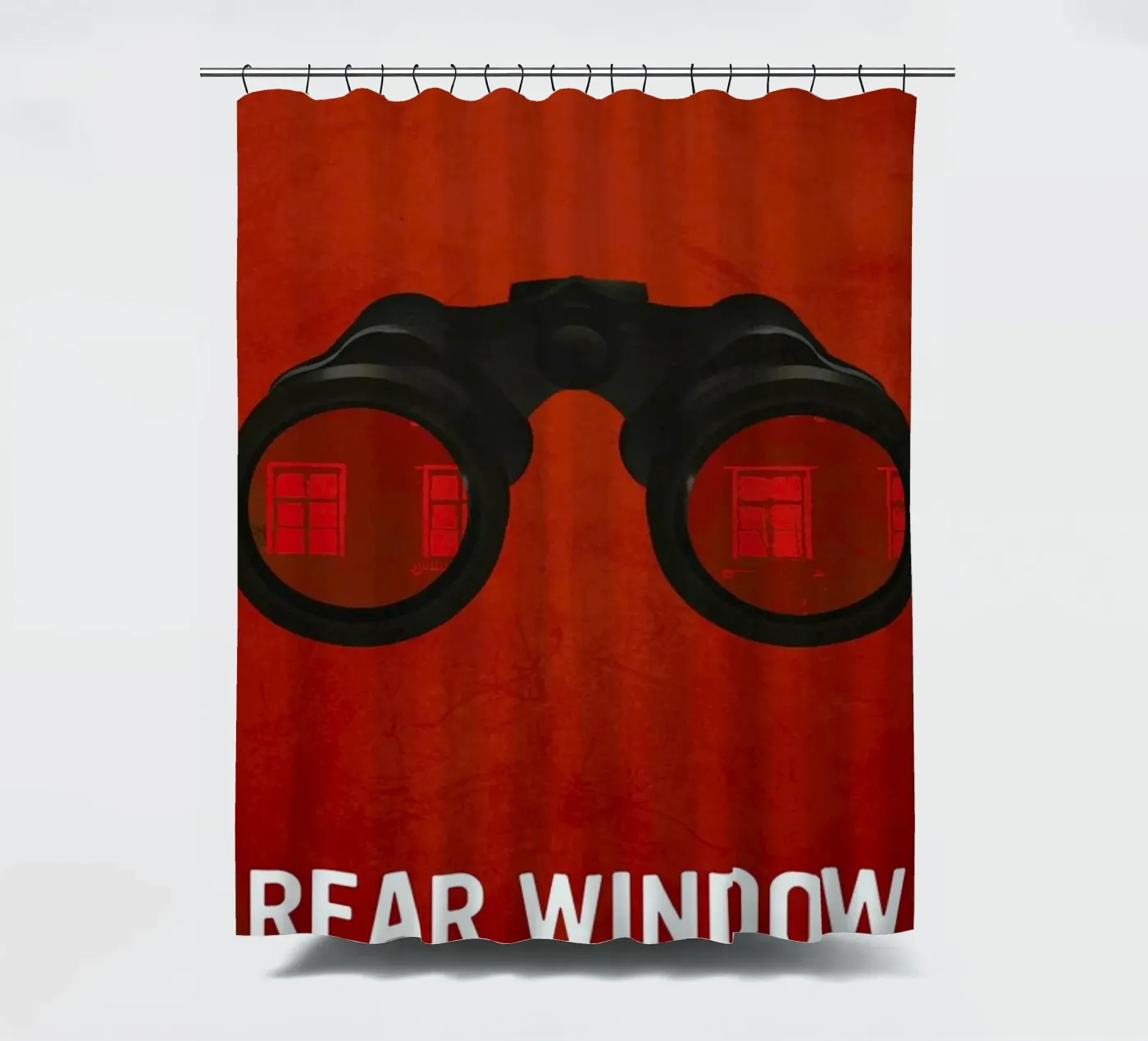 Rear Window Duschvorhang von Calm The Ham