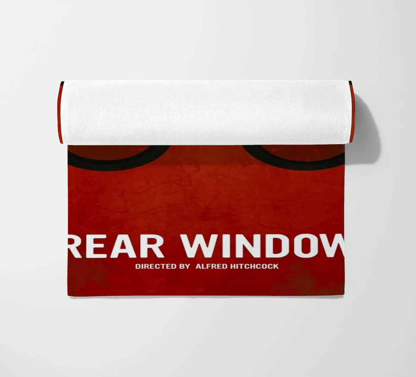 Rear Window beach towel by Calm The Ham