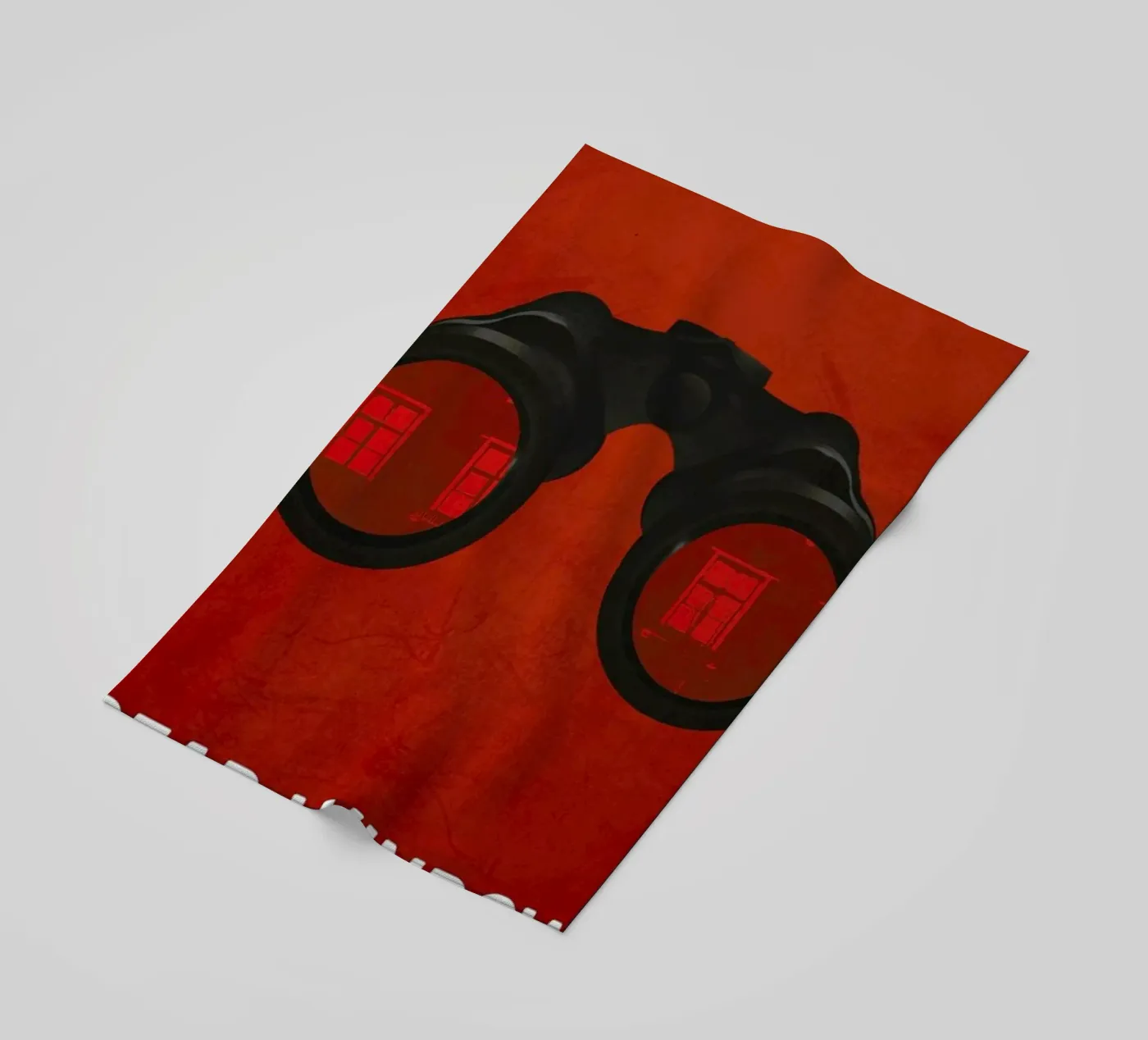 Rear Window beach towel by Calm The Ham