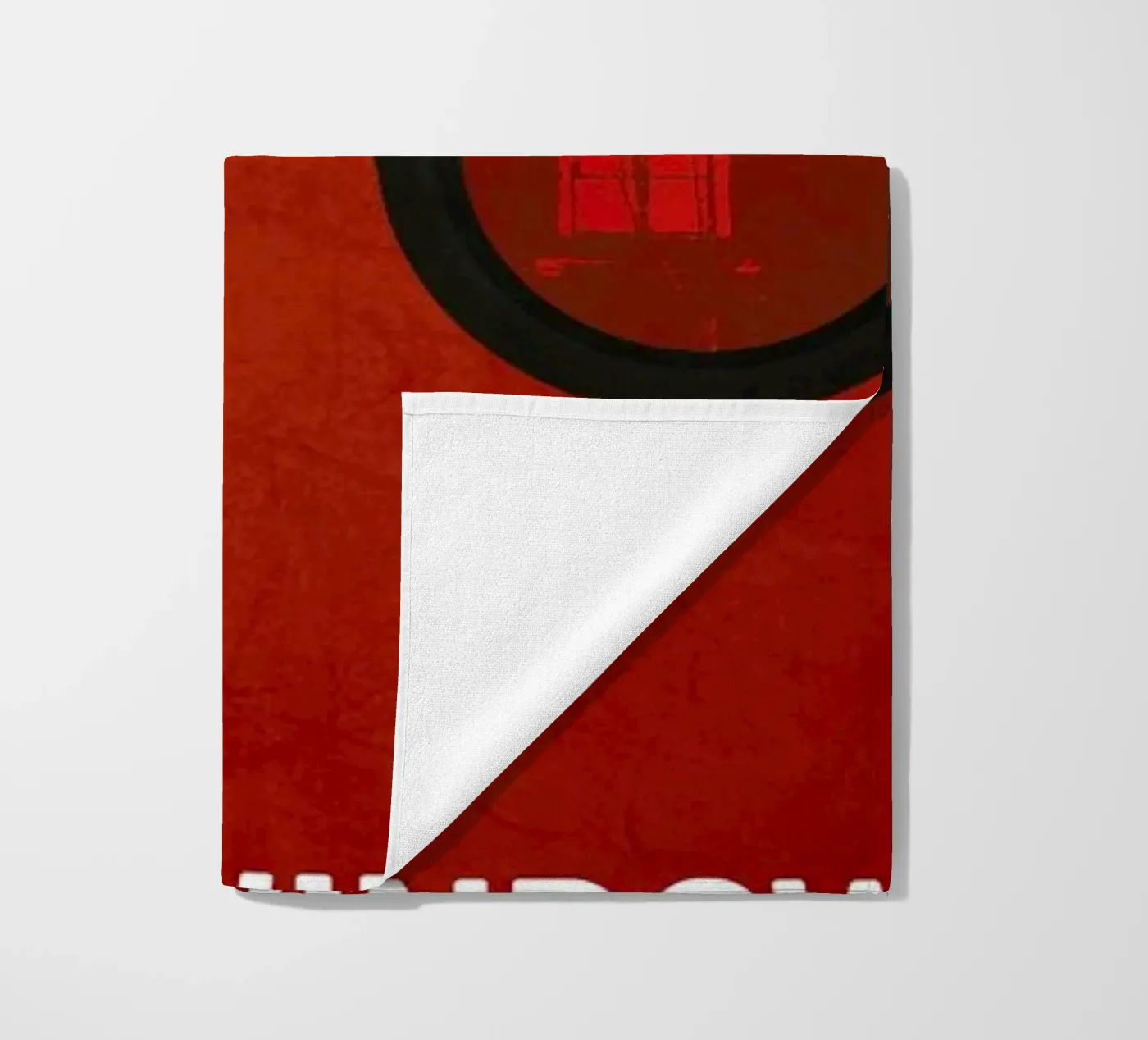 Rear Window beach towel by Calm The Ham