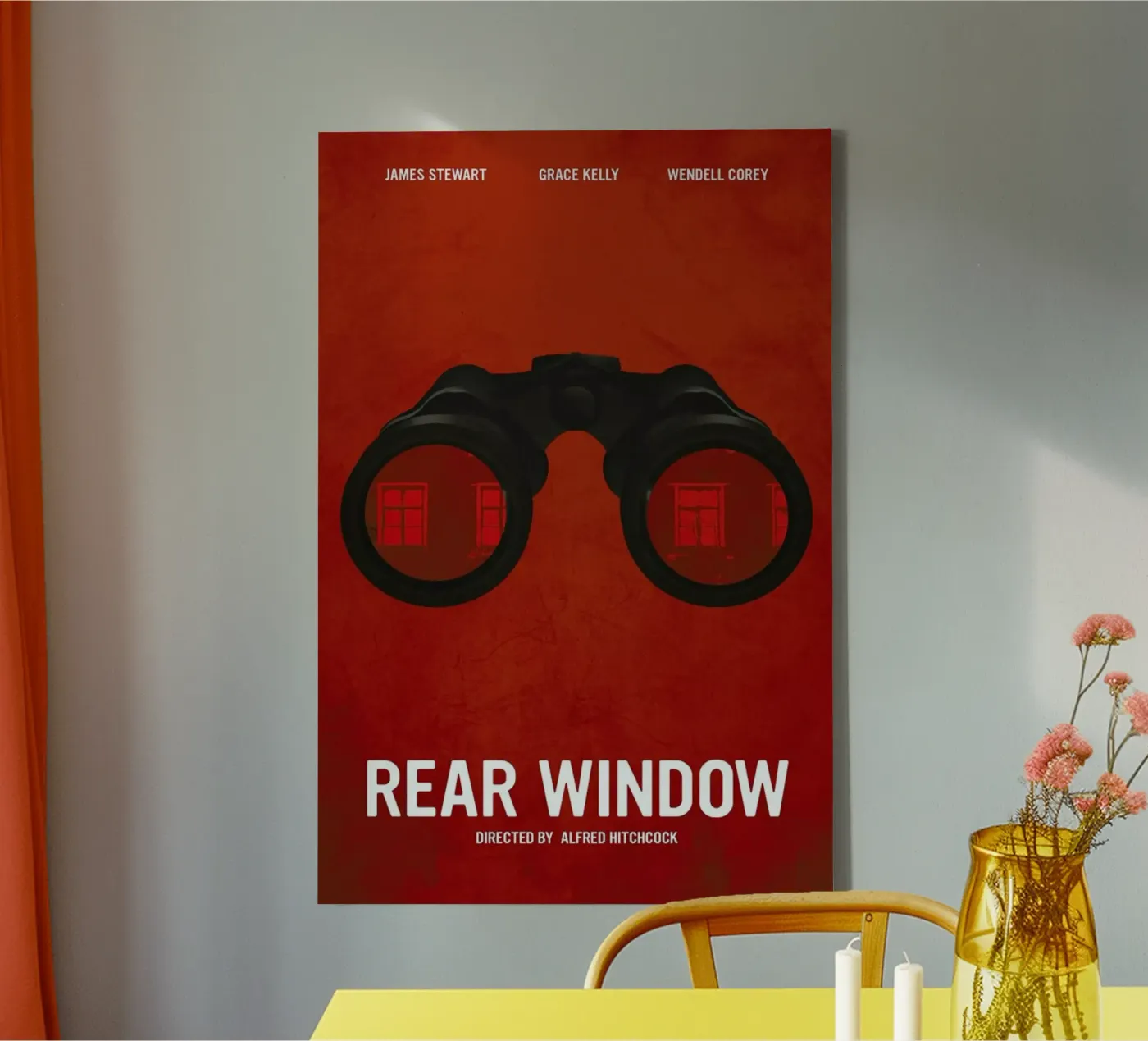 Rear Window canvas by Calm The Ham