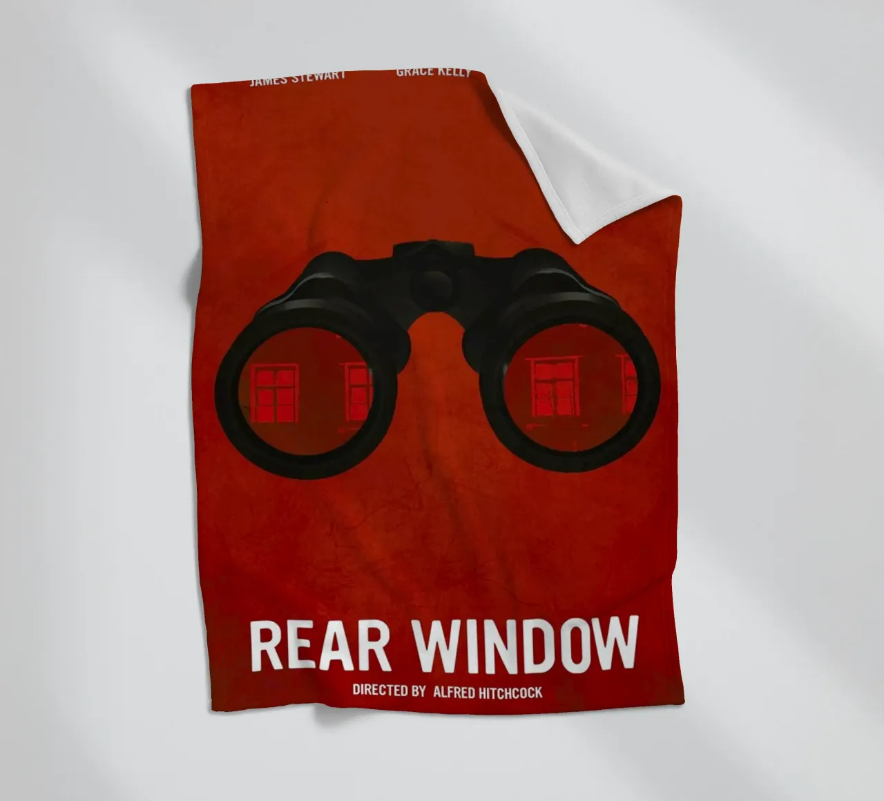 Rear Window Fleecedecke von Calm The Ham