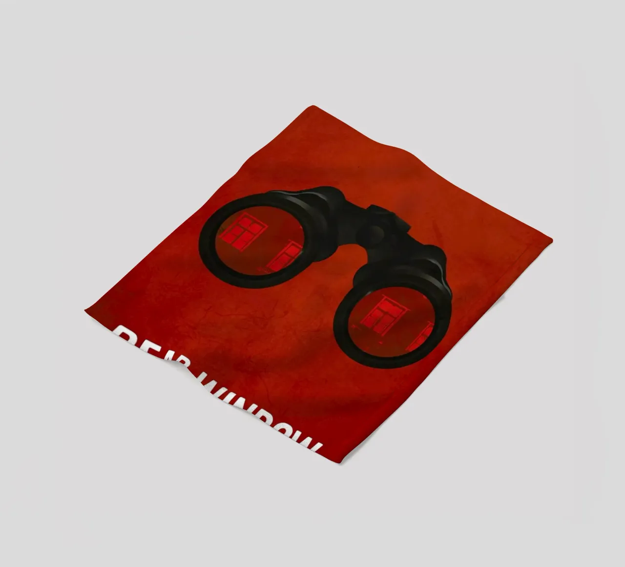 Rear Window Fleecedecke von Calm The Ham