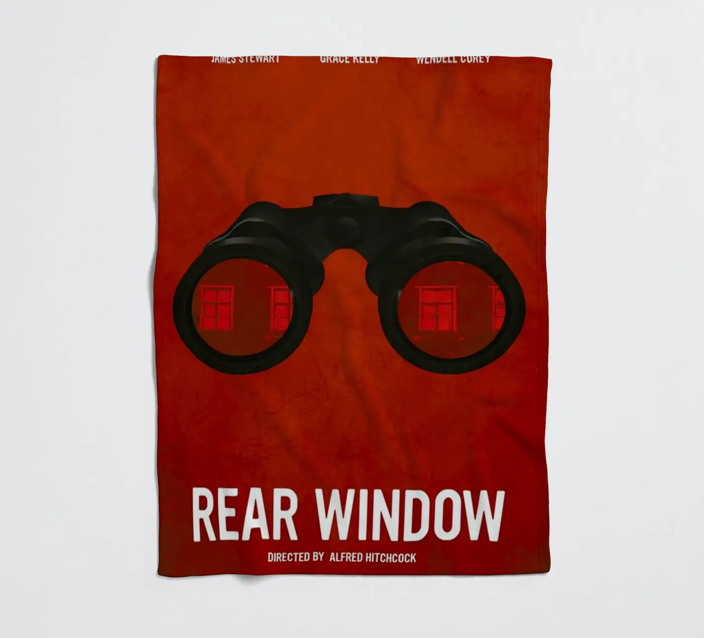 Rear Window plaid polaire de Calm The Ham