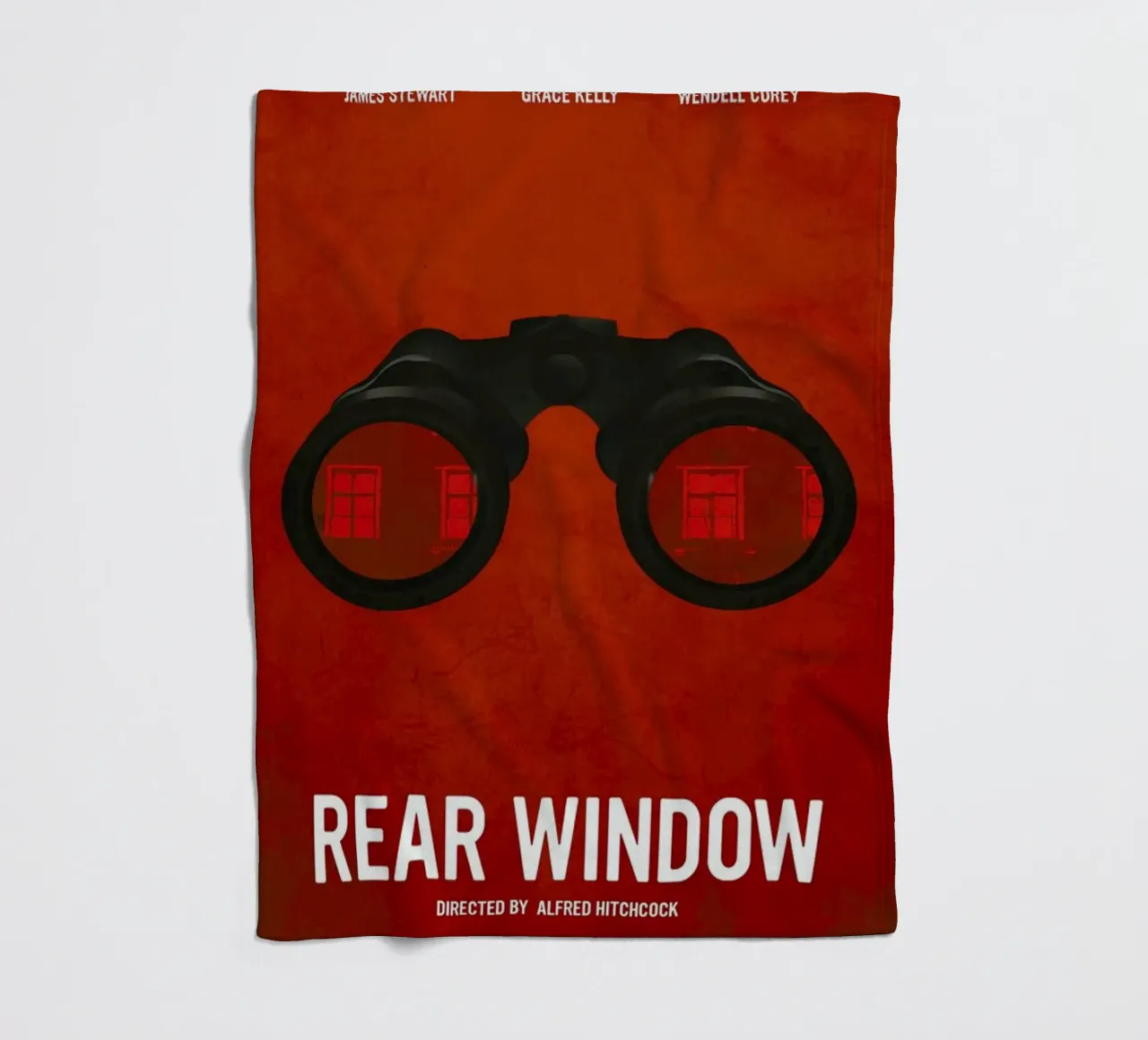 Rear Window Fleecedecke von Calm The Ham