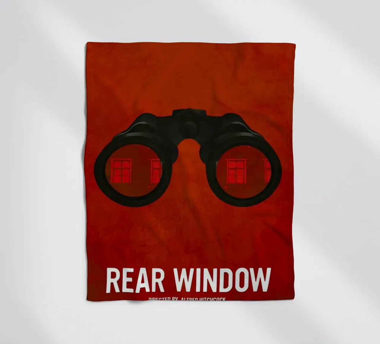 Rear Window Fleecedecke von Calm The Ham