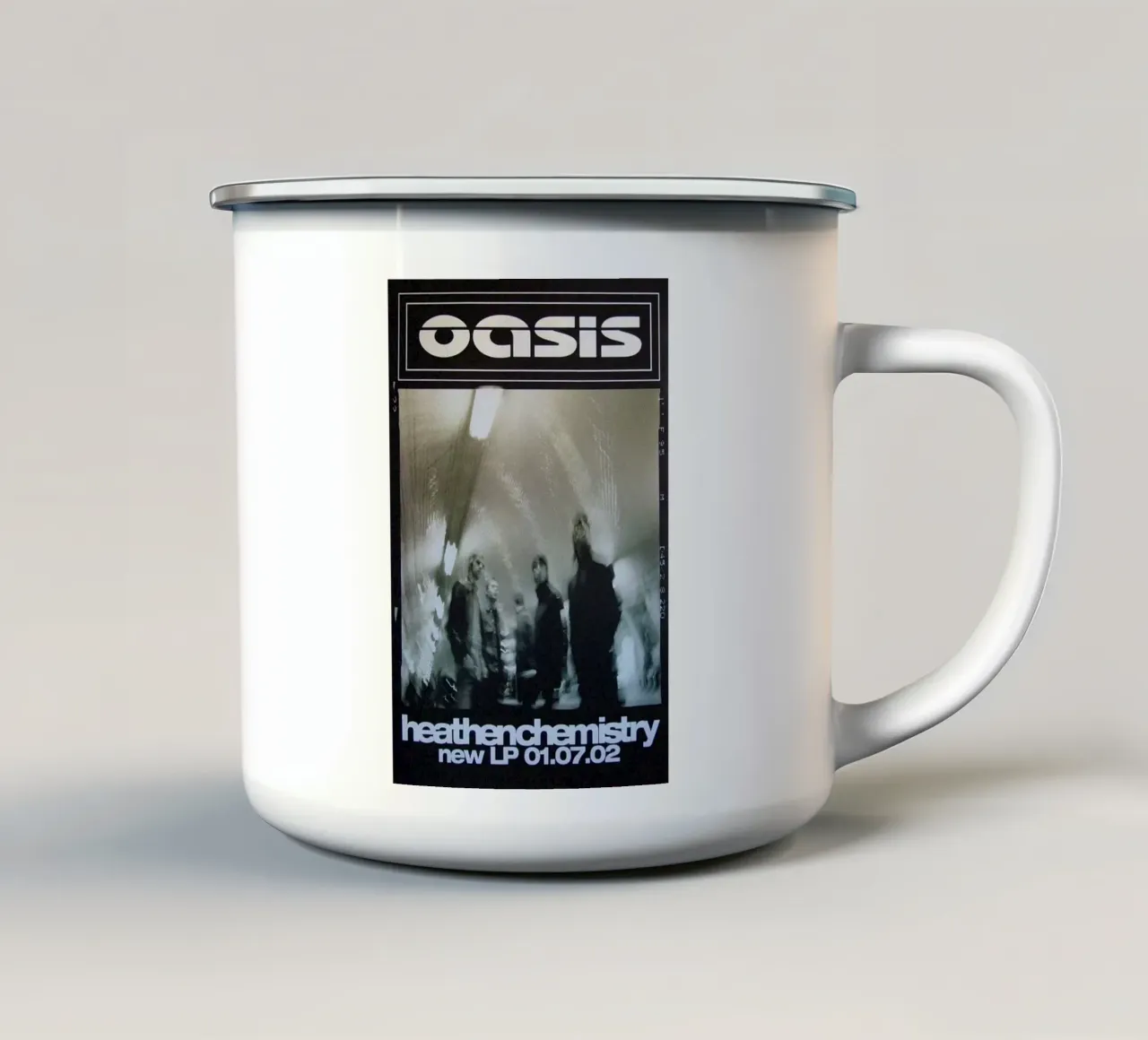 I cuori erranti trovano la pace tazza in smalto da rendikeep