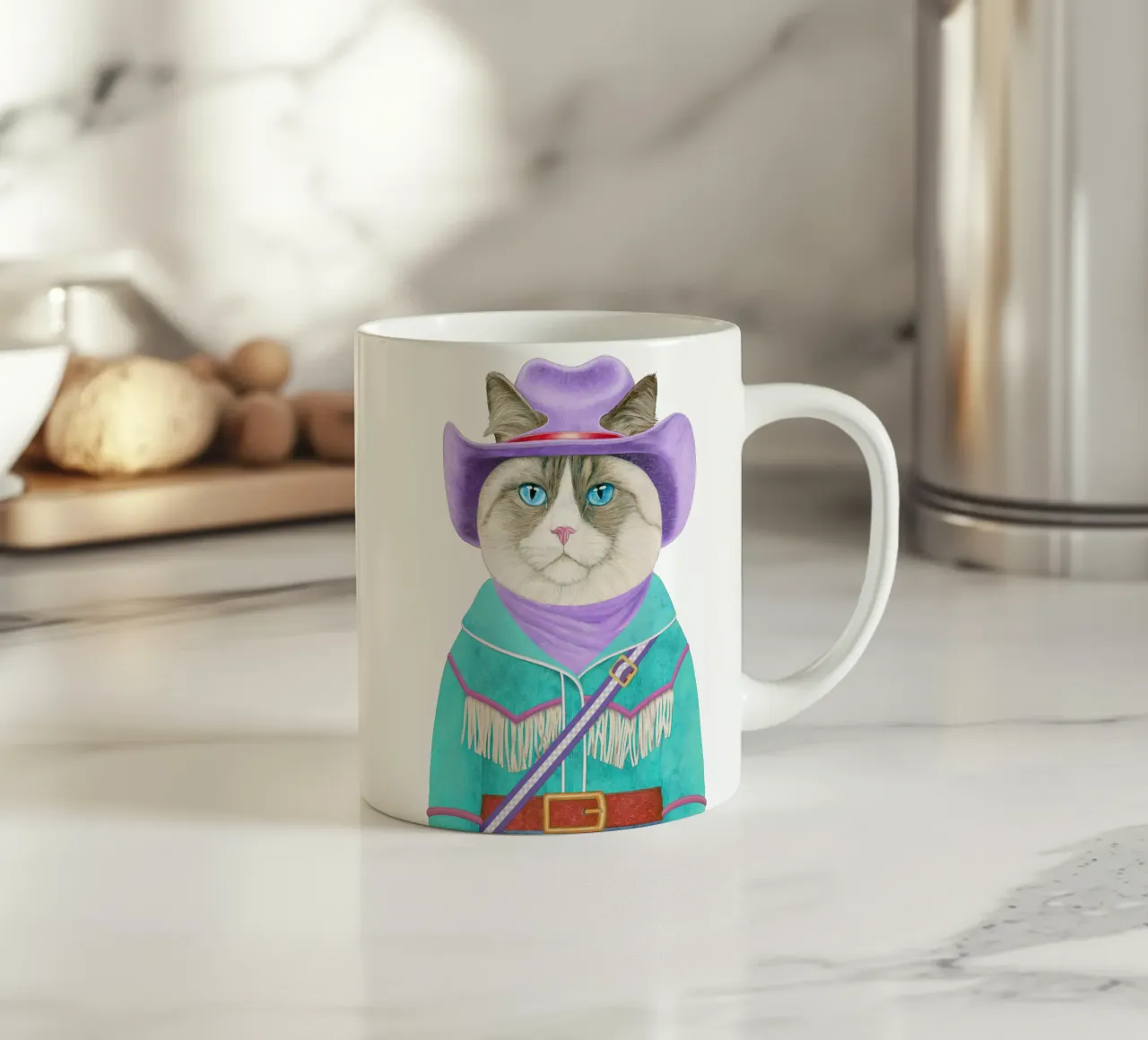 Gatto Rodeo - Gatto Ragdoll tazza in ceramica da Animal Crew