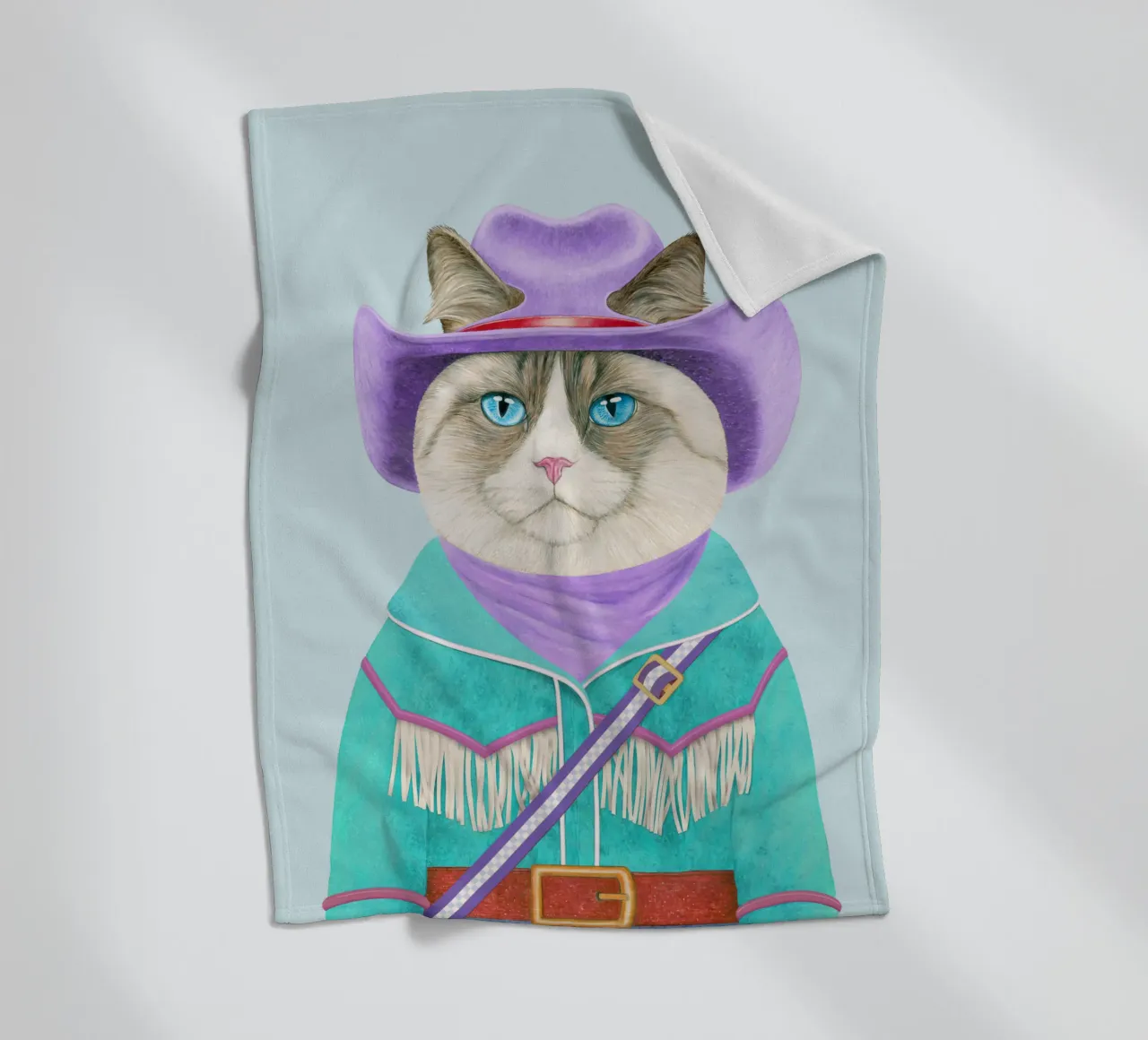 Gatto Rodeo - Gatto Ragdoll coperta in pile da Animal Crew
