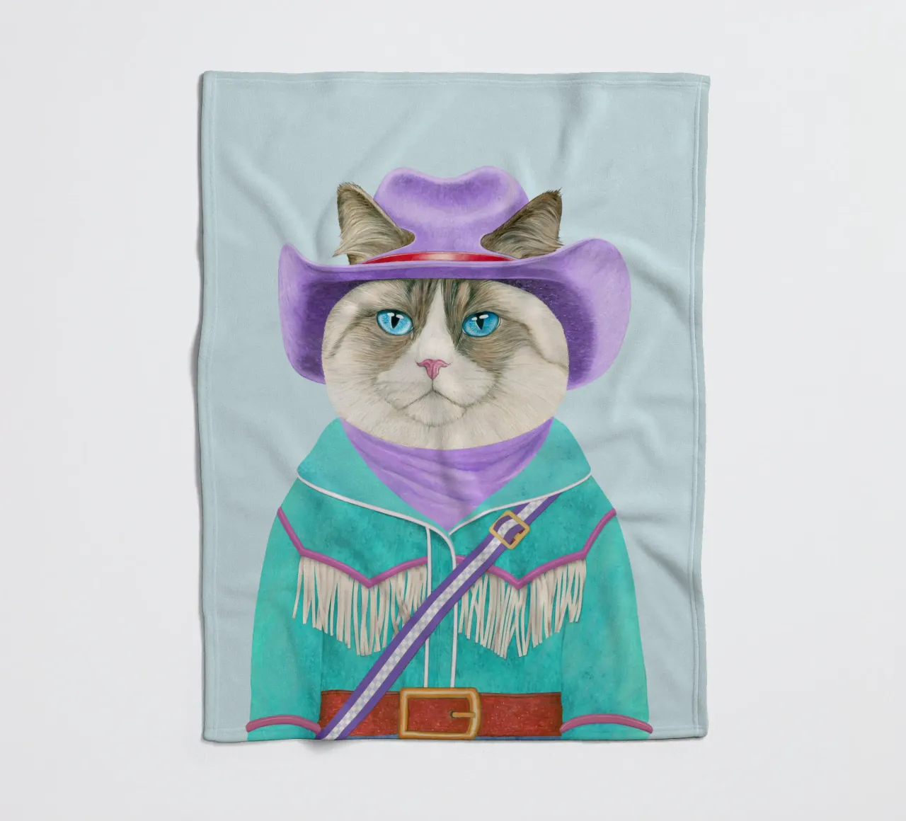 Gatto Rodeo - Gatto Ragdoll coperta in pile da Animal Crew