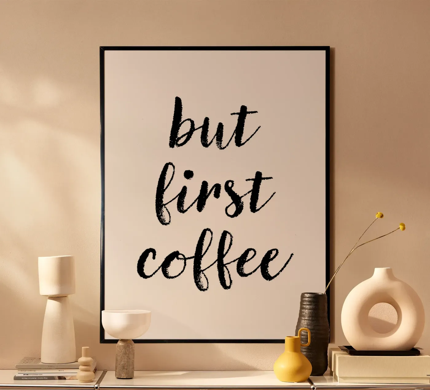 But First Coffee 2 poster da The Type Club Tokyo