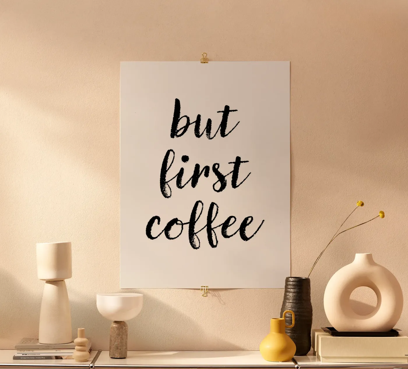 But First Coffee 2 poster da The Type Club Tokyo