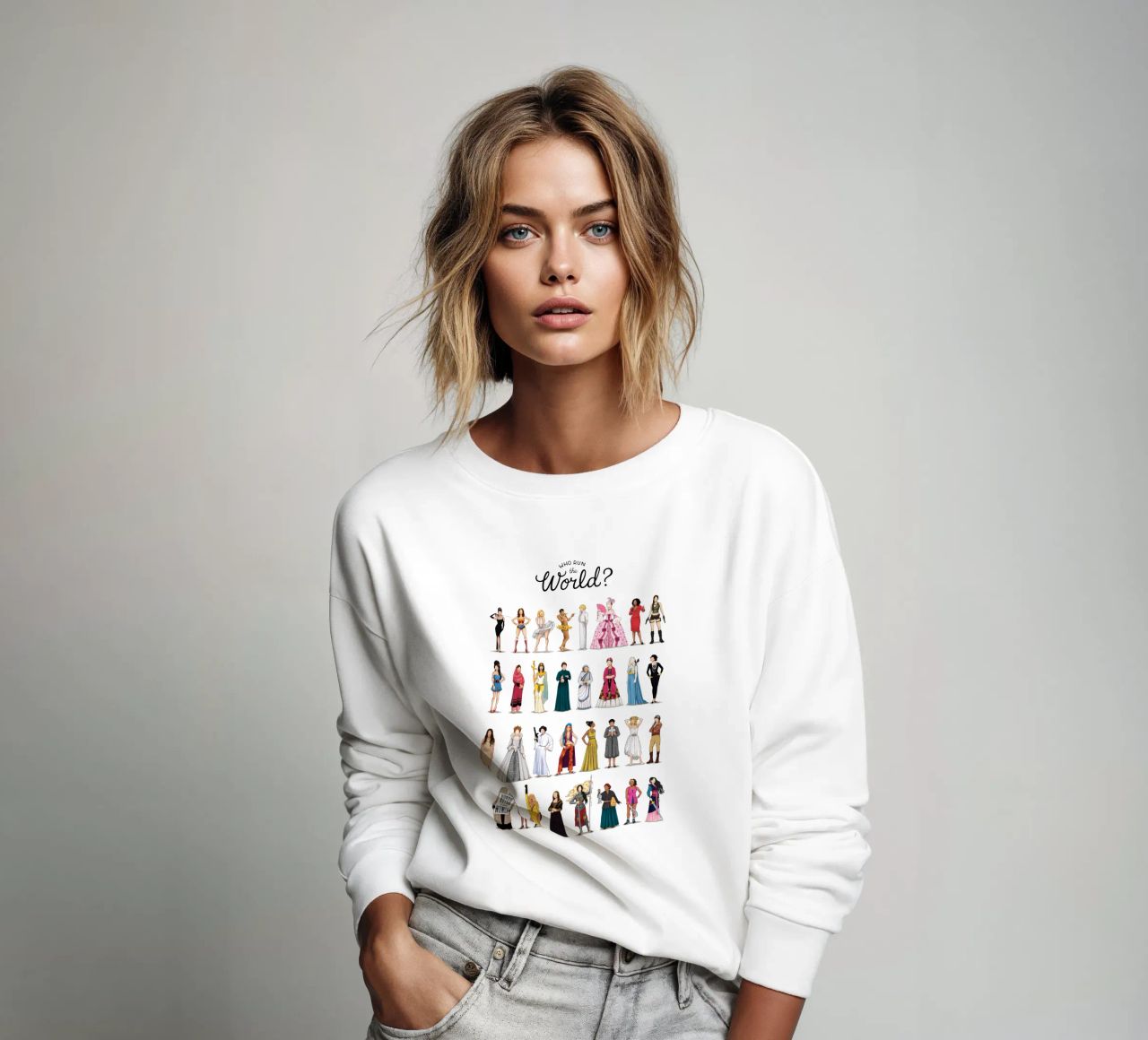 Who Run The World sudadera de Nour Tohme
