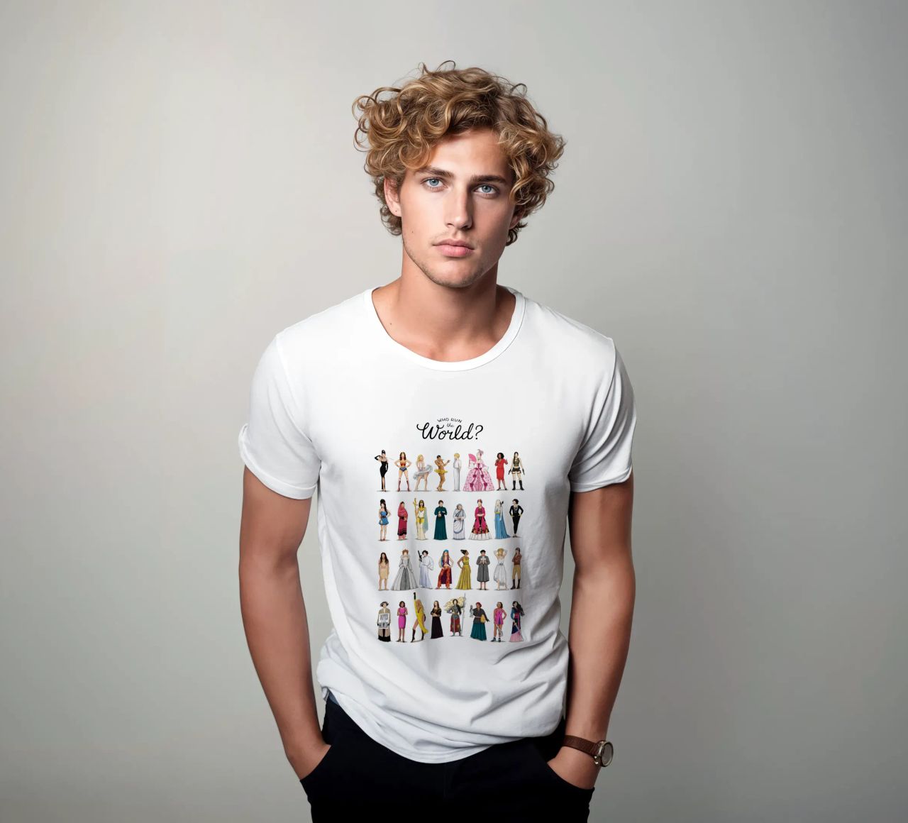 Who Run The World camiseta de Nour Tohme