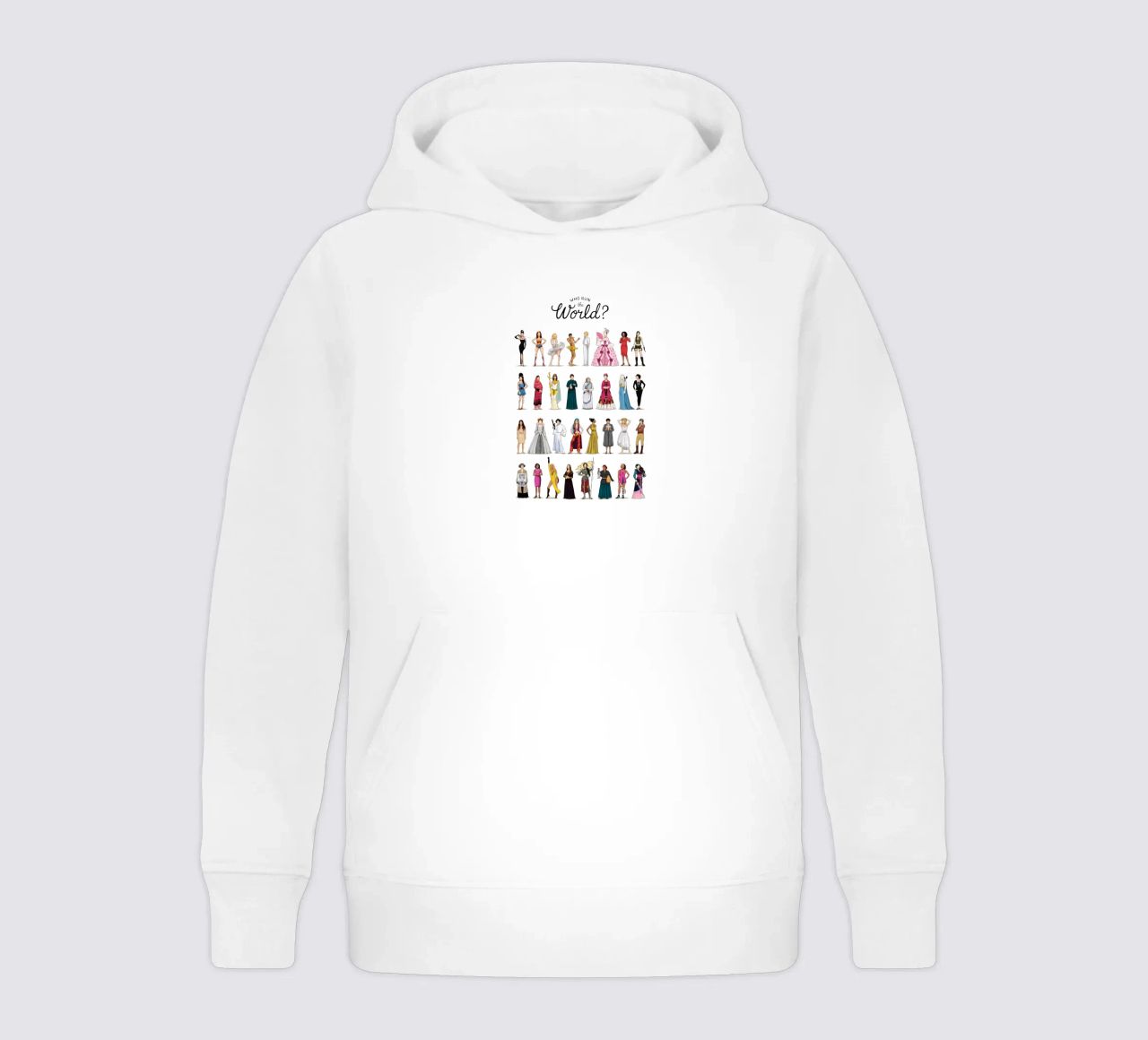 Who Run The World kinder hoodie van Nour Tohme