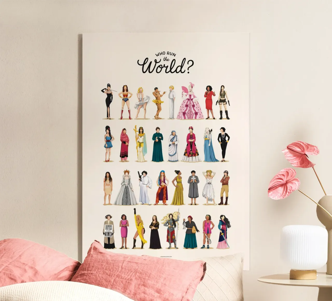 Who Run The World plexiglass da Nour Tohme