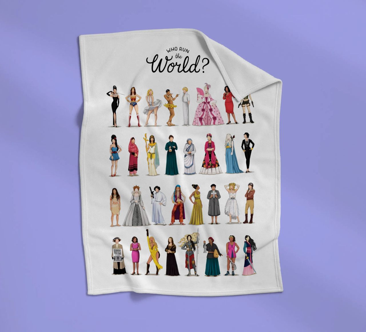 Who Run The World coperta in pile da Nour Tohme