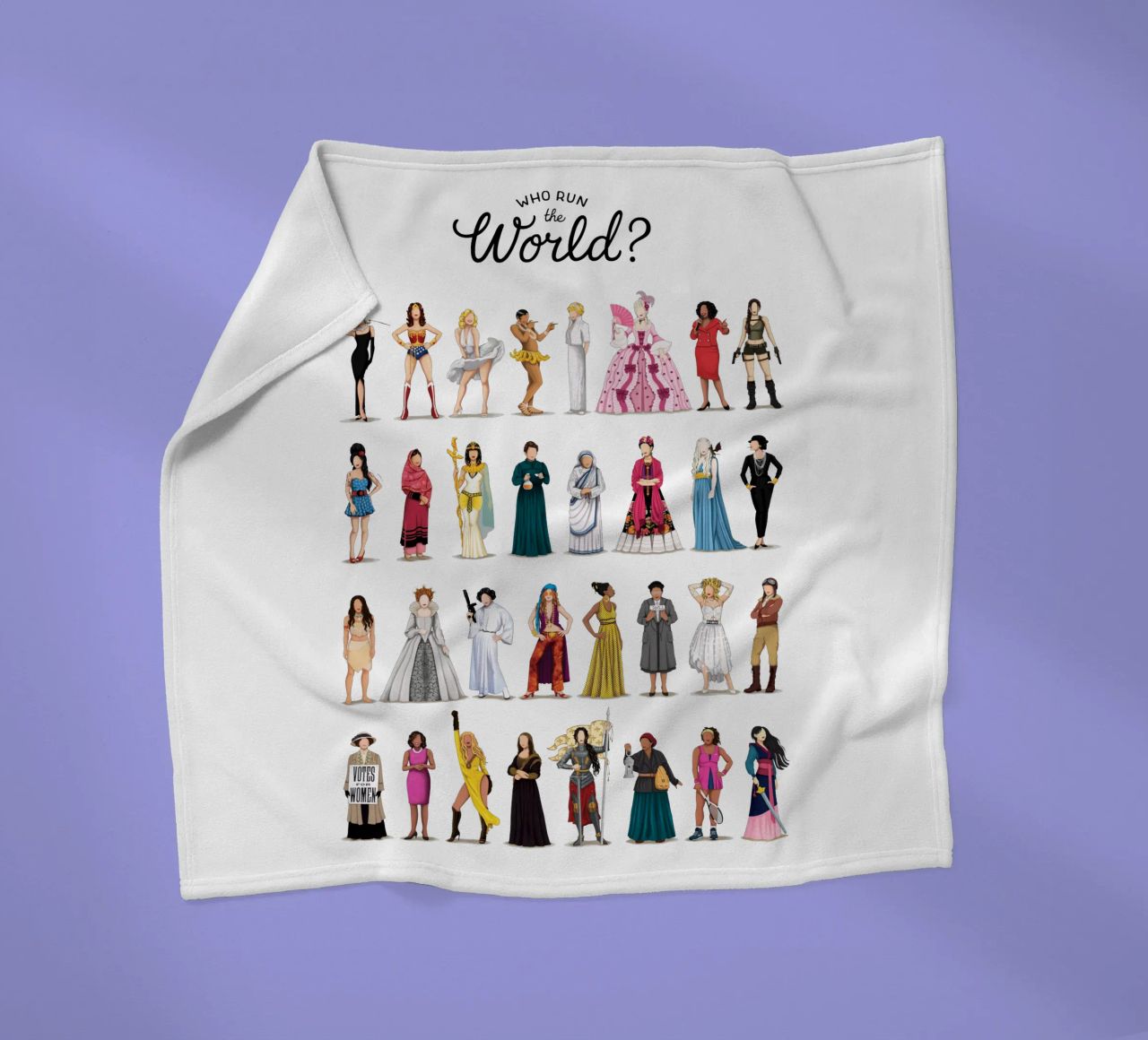 Who Run The World coperta in pile da Nour Tohme