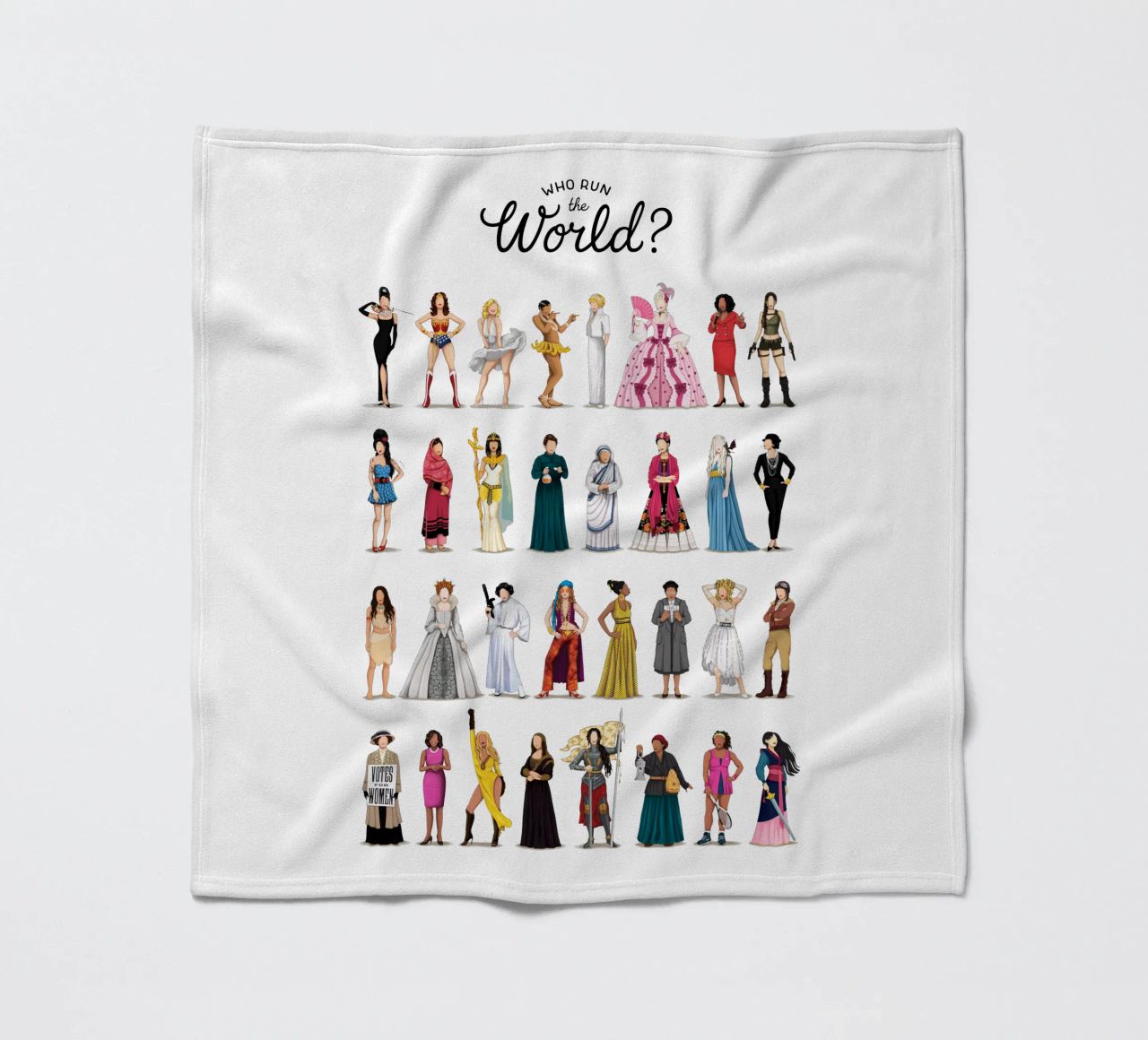 Who Run The World coperta in pile da Nour Tohme