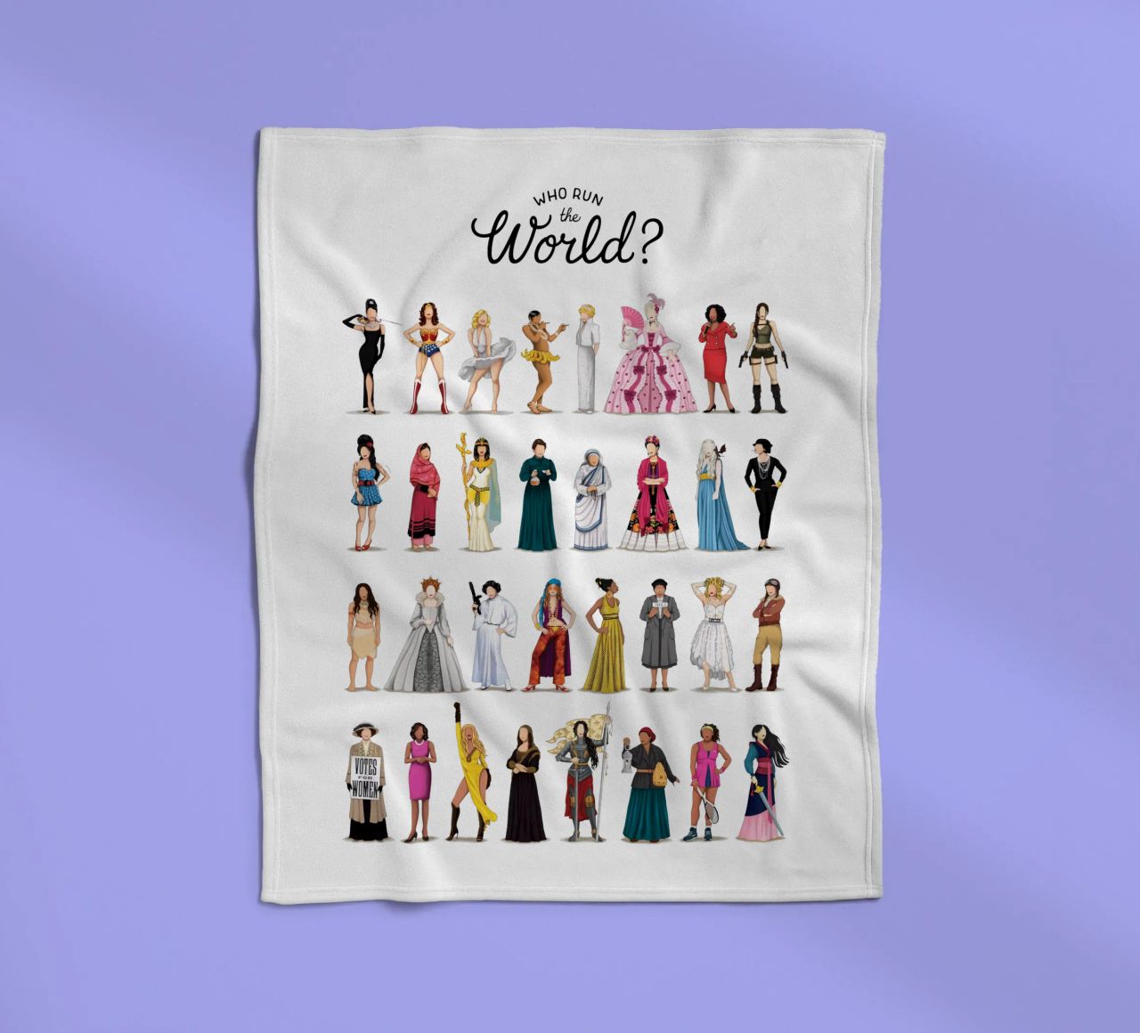 Who Run The World coperta in pile da Nour Tohme