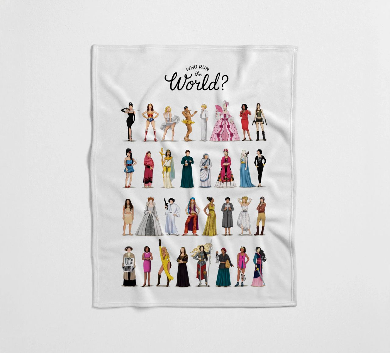 Who Run The World coperta in pile da Nour Tohme