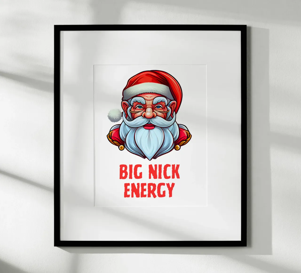 Babbo Natale energetico di Big Nick poster da muhidines