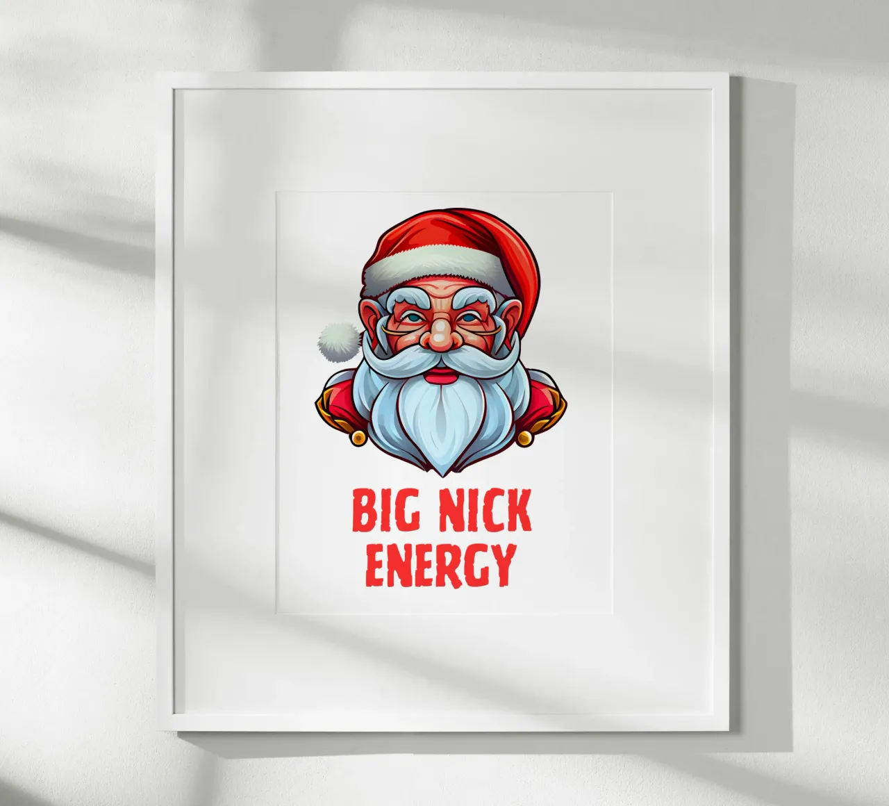 Babbo Natale energetico di Big Nick poster da muhidines
