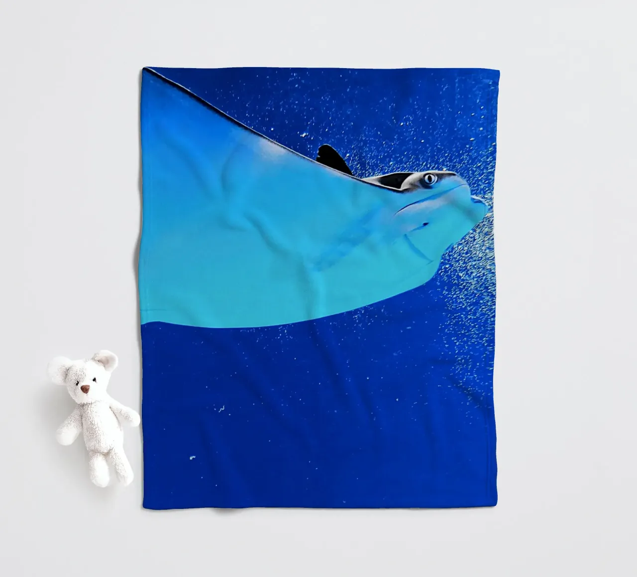 Mantarraya Serenity manta de franela de Nature's Palette