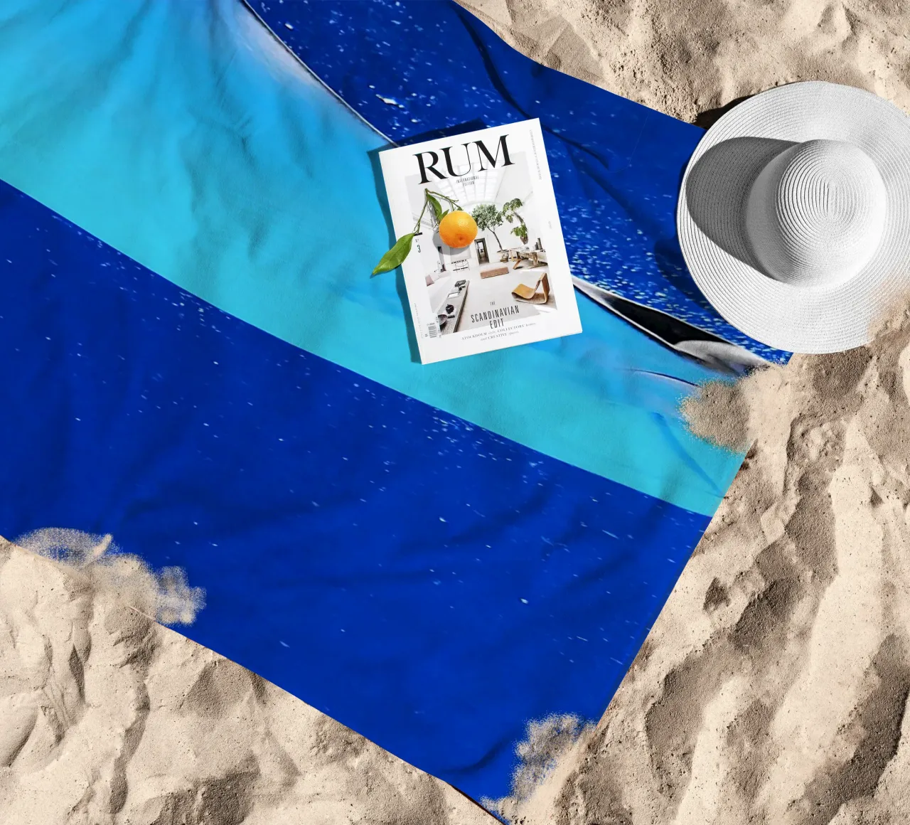 Mantarraya Serenity toalla de playa de Nature's Palette