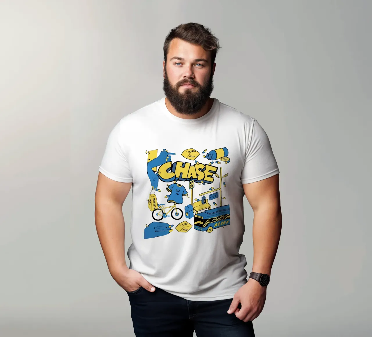 Aaron May Chase t-shirt da Music Fest