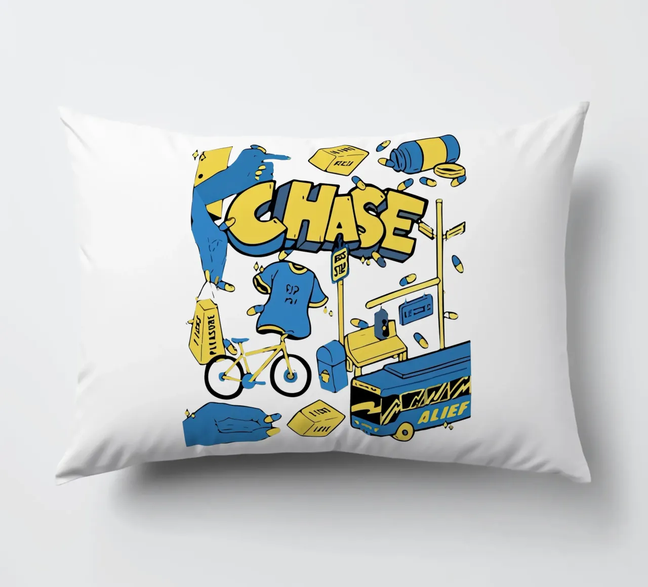 Aaron May Chase cuscino da Music Fest