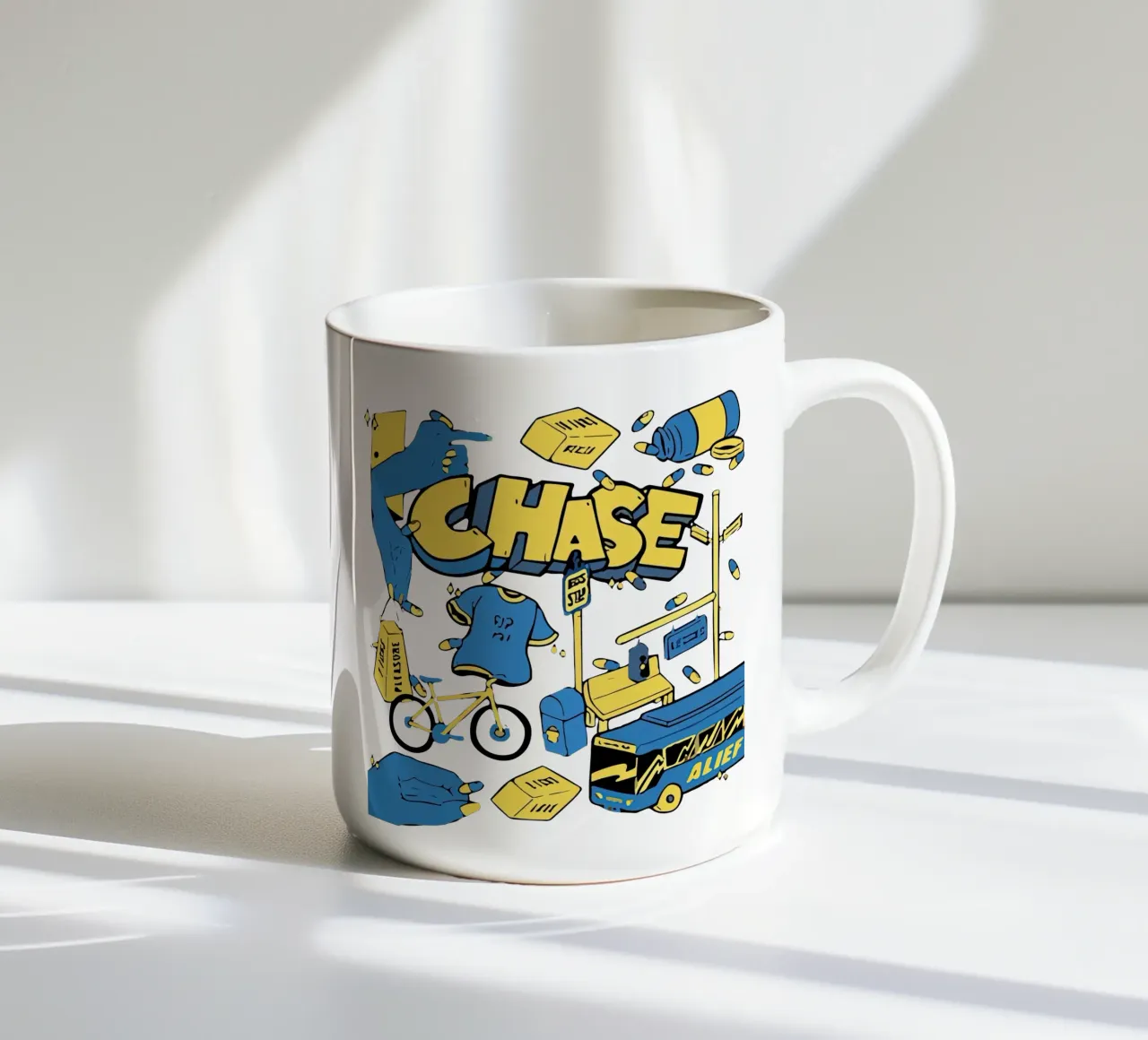 Aaron May Chase tazza in ceramica da Music Fest