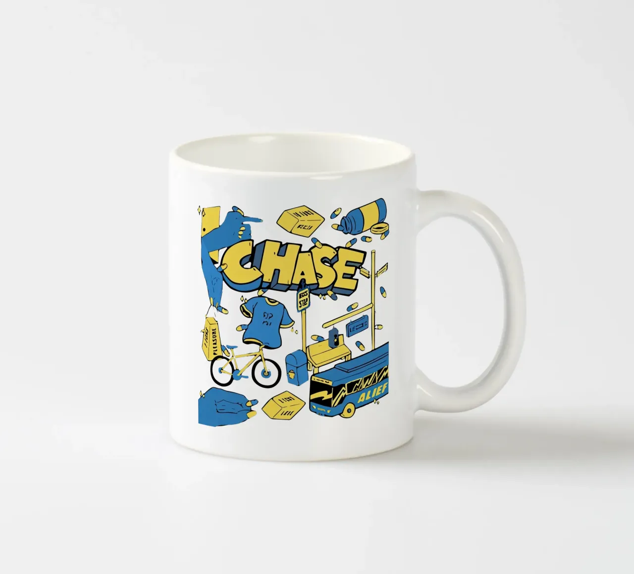 Aaron May Chase tazza in ceramica da Music Fest