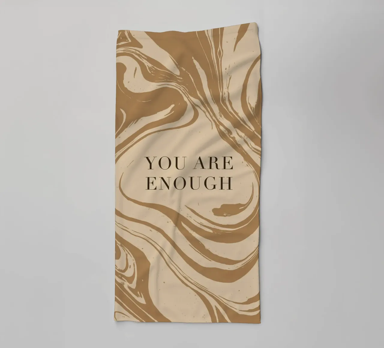 You Are Enough asciugamano da bagno da treechild