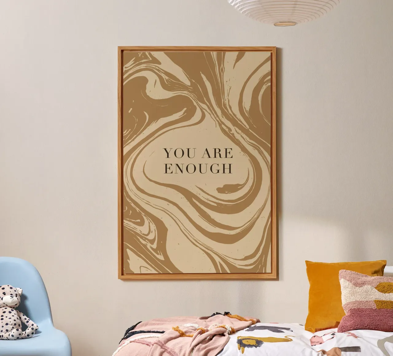 You Are Enough alluminio dibond da treechild