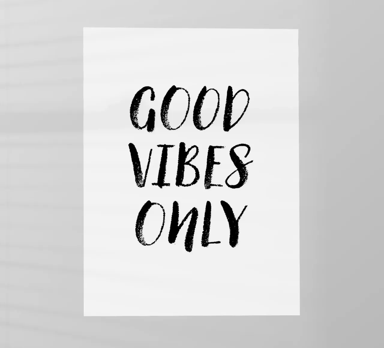 Good Vibes Only 1 pellicola backlit da The Type Club Tokyo