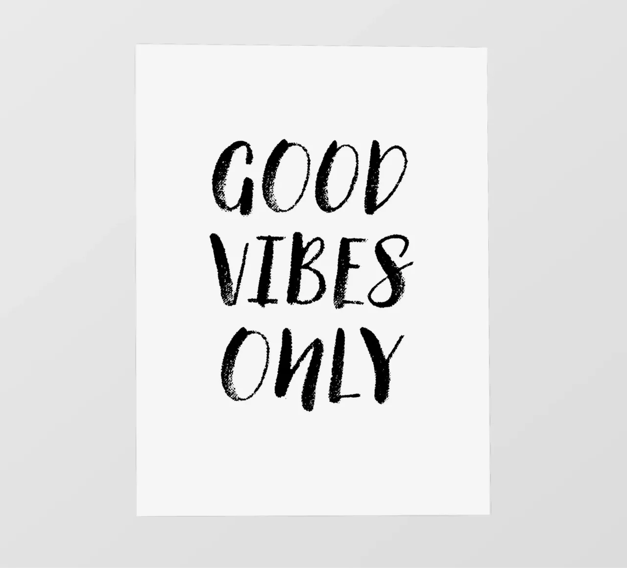 Good Vibes Only 1 pellicola backlit da The Type Club Tokyo