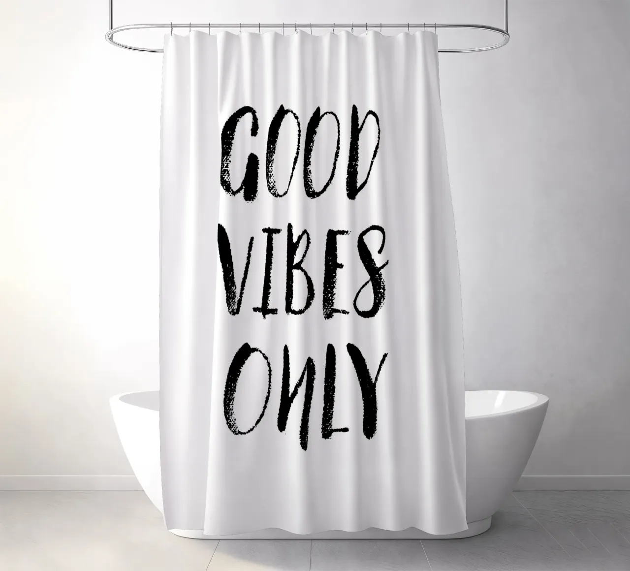Good Vibes Only 1 tenda da doccia da The Type Club Tokyo