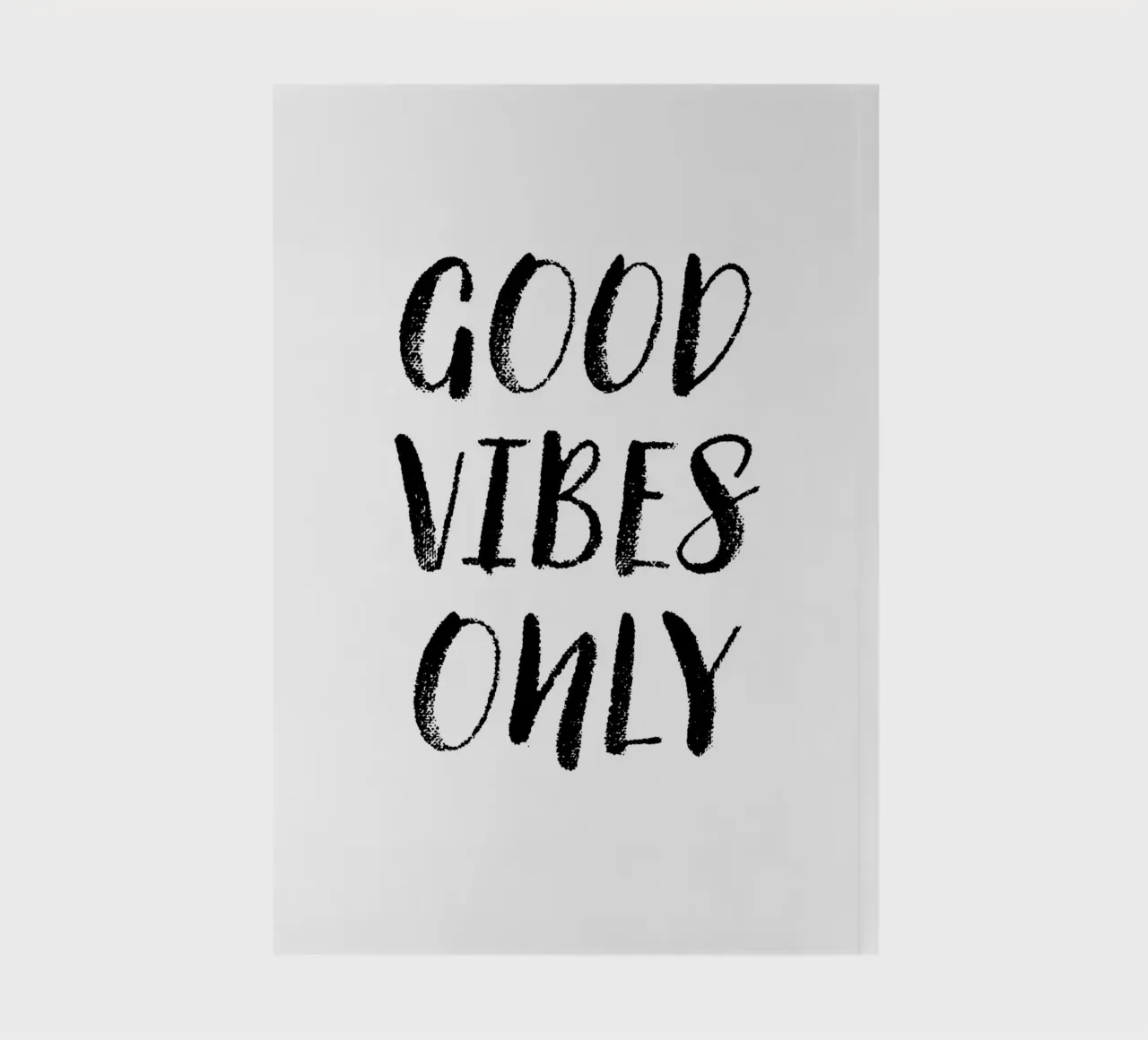 Good Vibes Only 1 notebook by The Type Club Tokyo