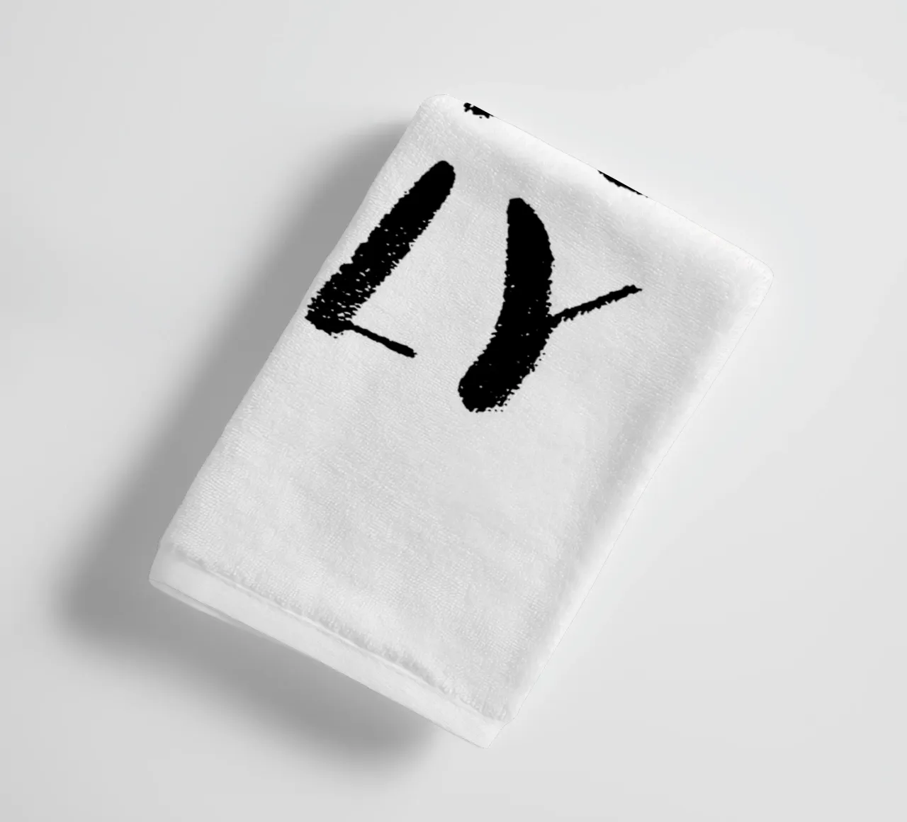 Good Vibes Only 1 towel by The Type Club Tokyo